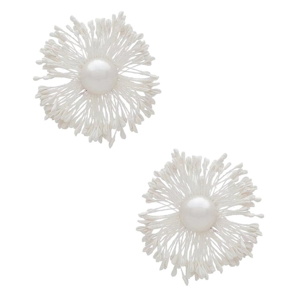 8 Other Reasons Pearl Detail Earring in White Womens Jewelry